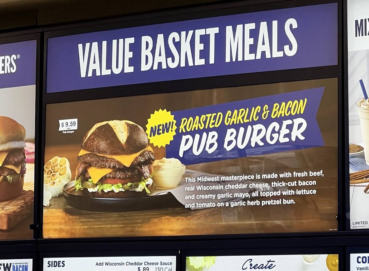 Culver’s меню