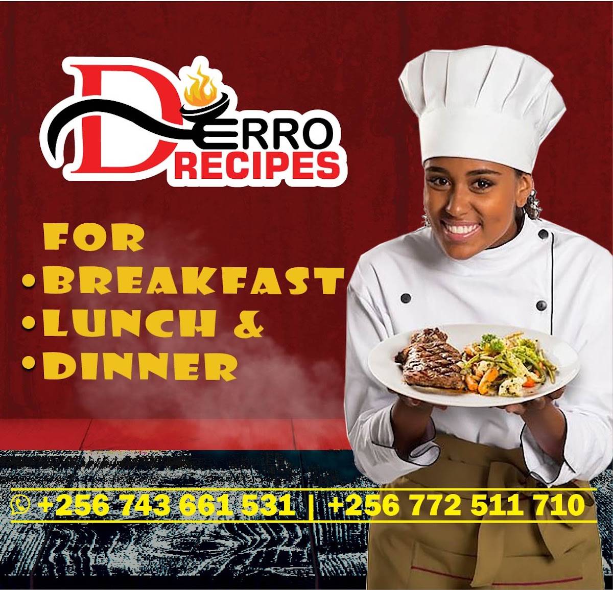 DERRO RECIPES меню