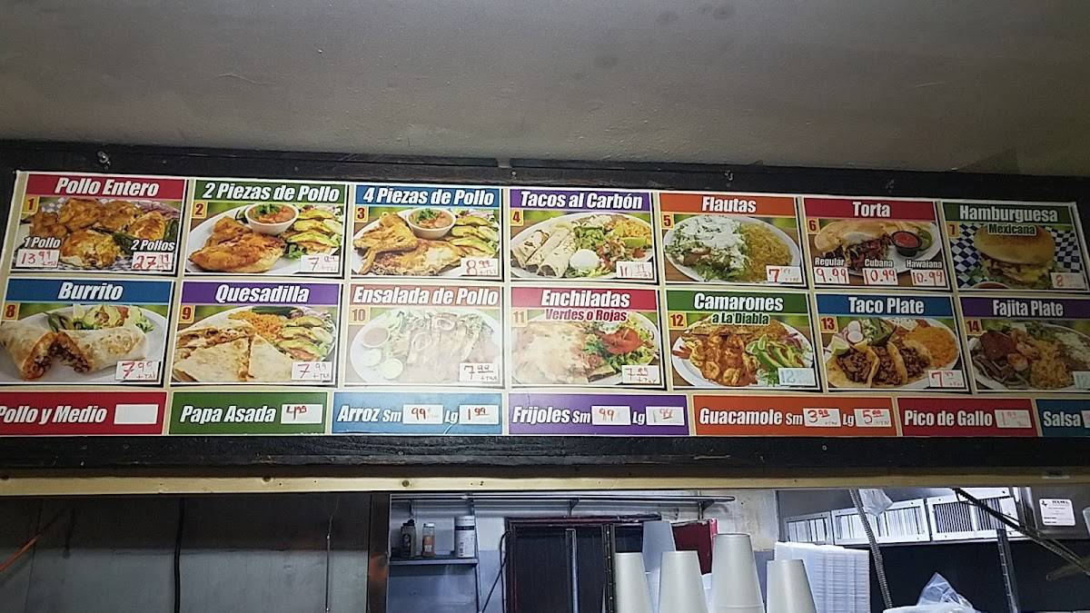 Pollo Pollo меню