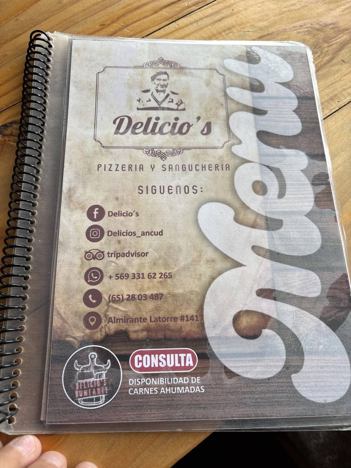 Delicio's меню