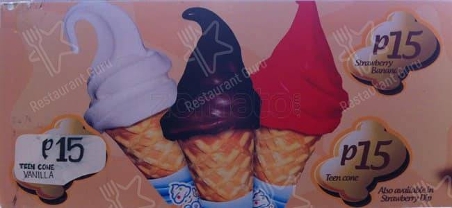 Mr. Softy меню