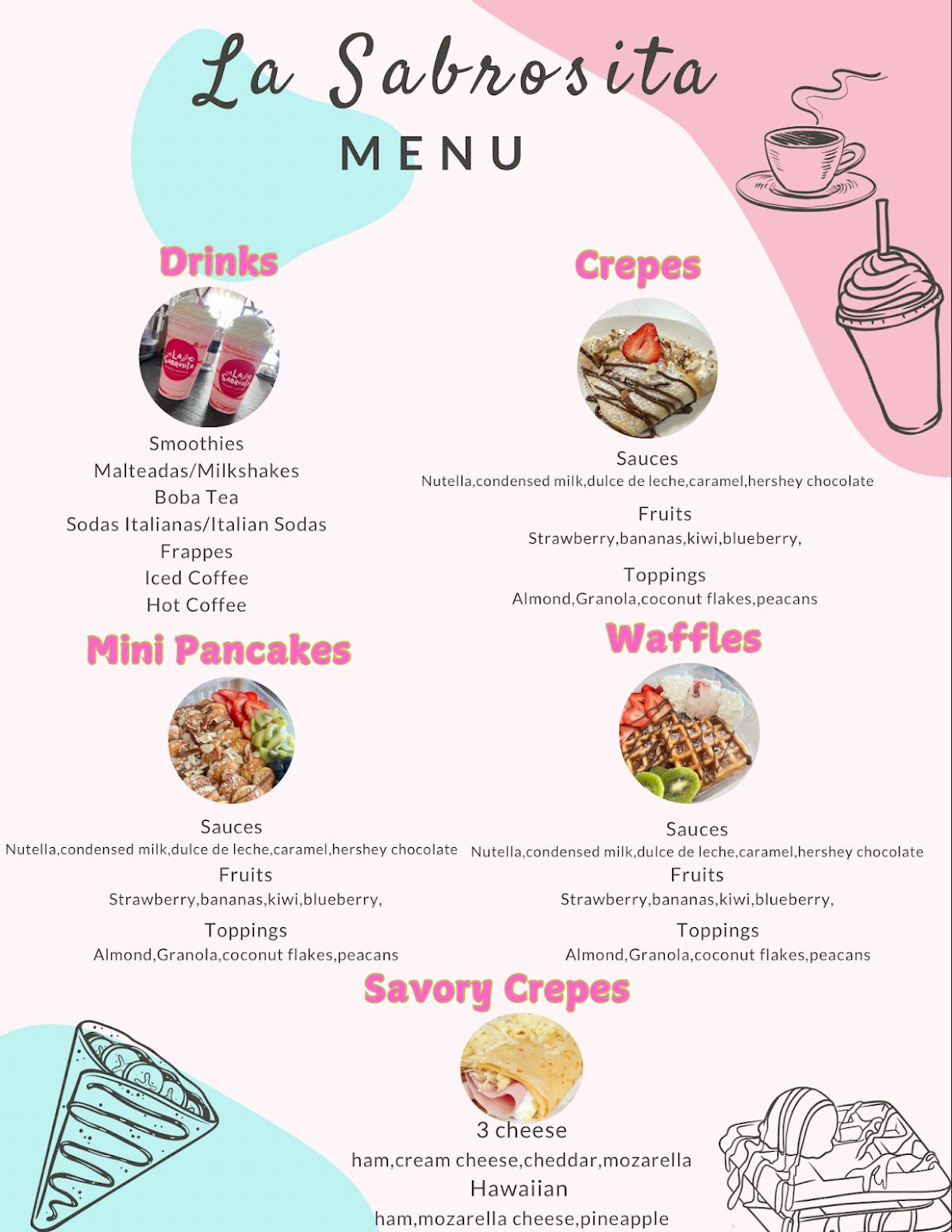 Dolce Pecati меню