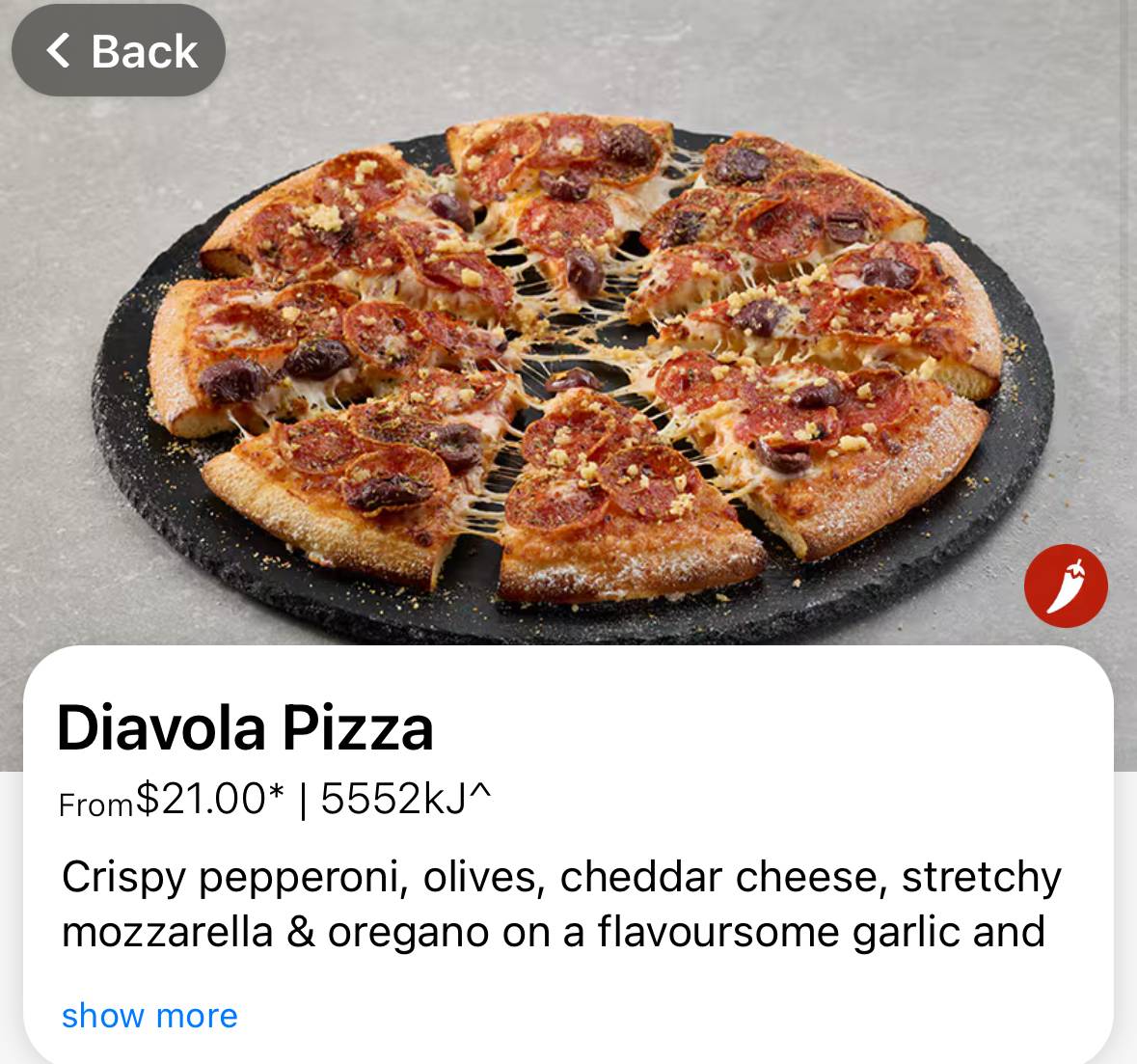 Domino's Pizza Strathpine меню