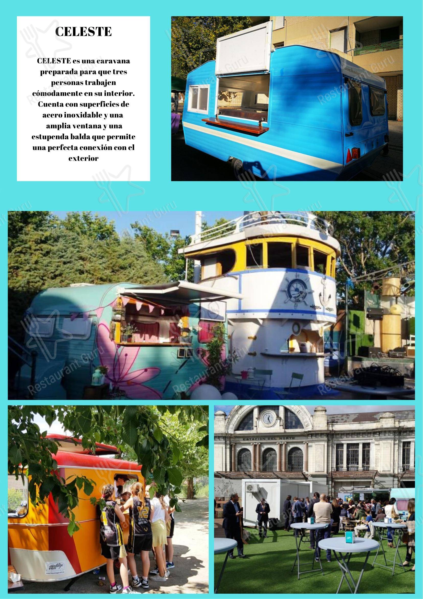 Меню напитков фастфуда Dos40