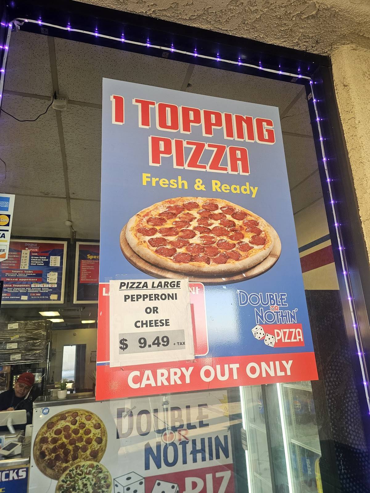 Double or Nothin' Pizza меню