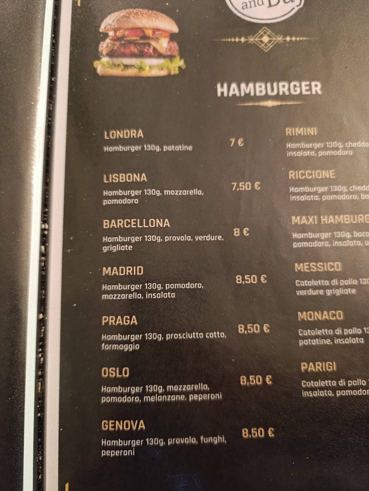 Dylan Dog Horror Pub меню