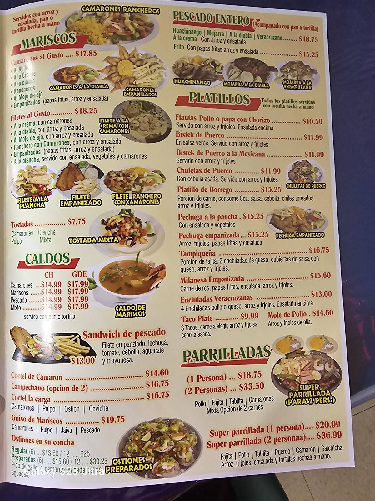 EL RICO TACO меню