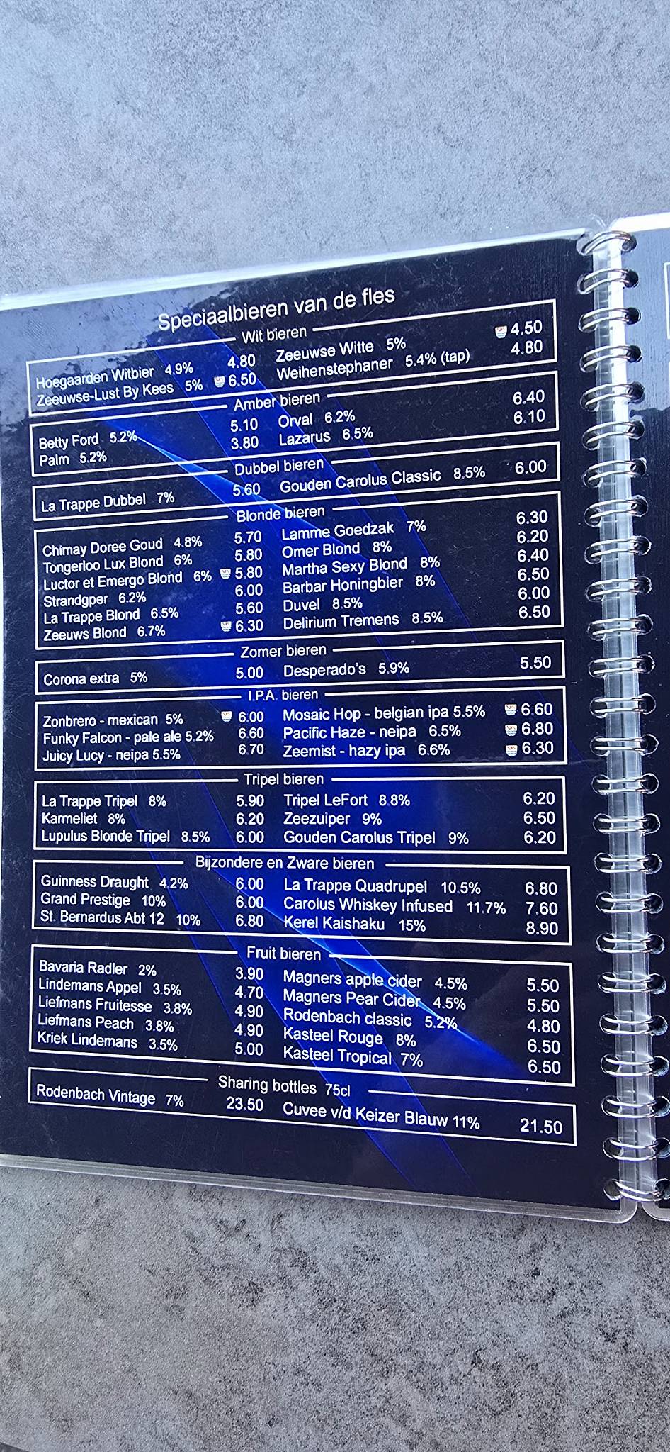 Eetcafé Simpel меню