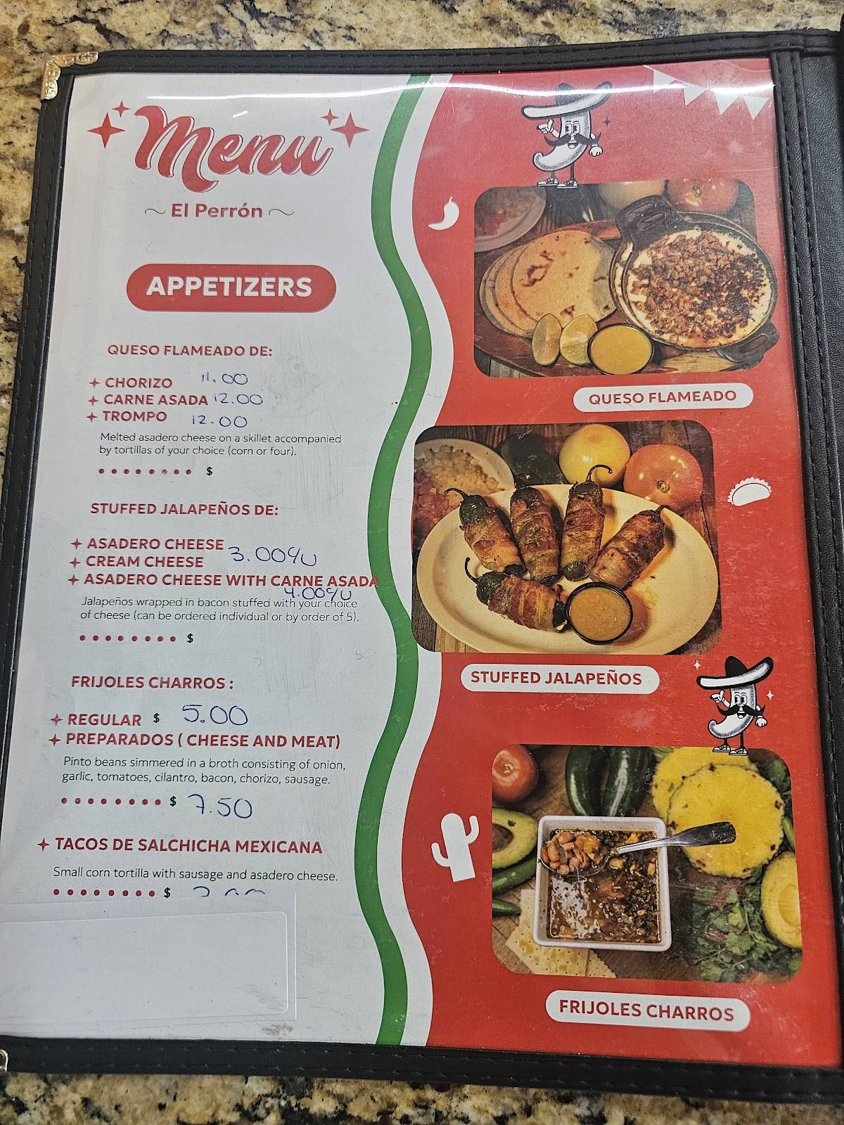 El Perron меню