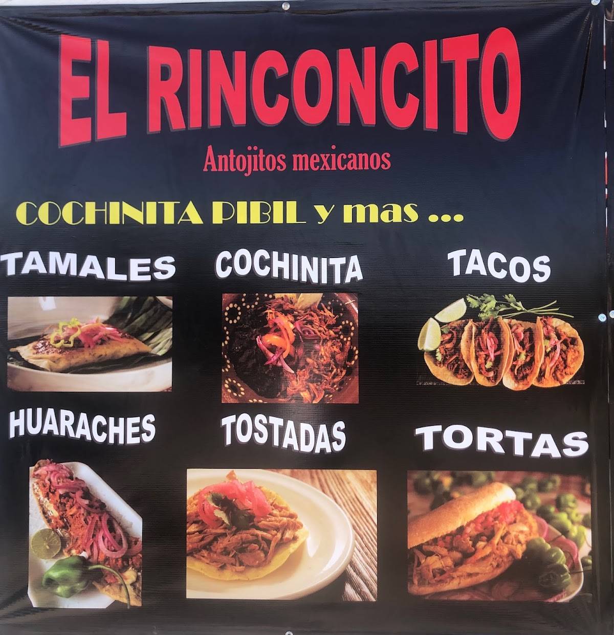 El Rinconcito меню