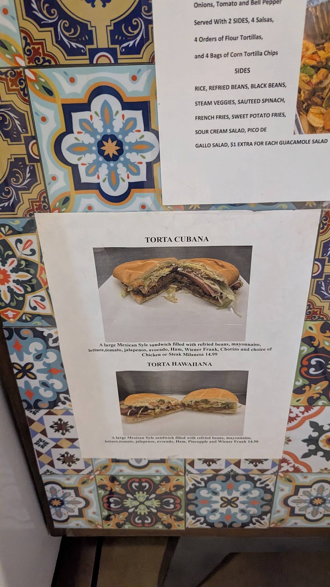 El Rodeó Mexican Restaurant меню