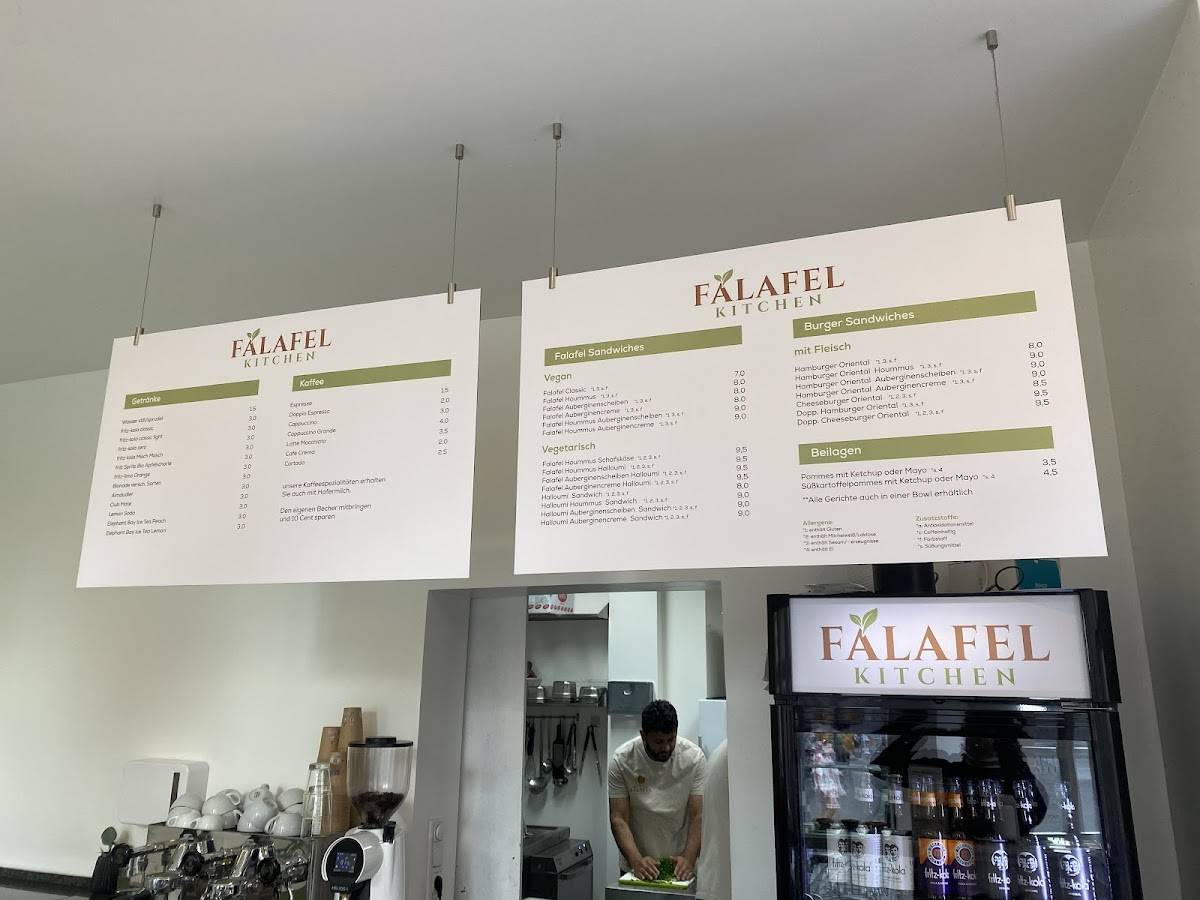 Falafel Kitchen меню