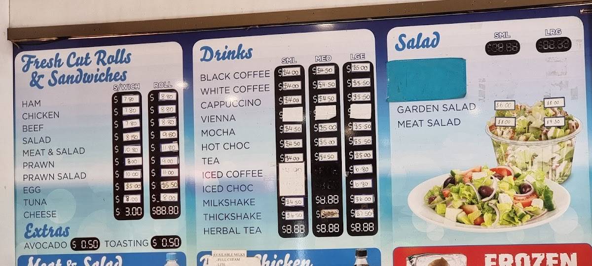 PJS Fast Foods меню