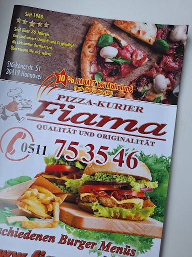 Fiama Pizza-Kurier меню