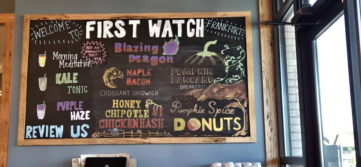 First Watch меню