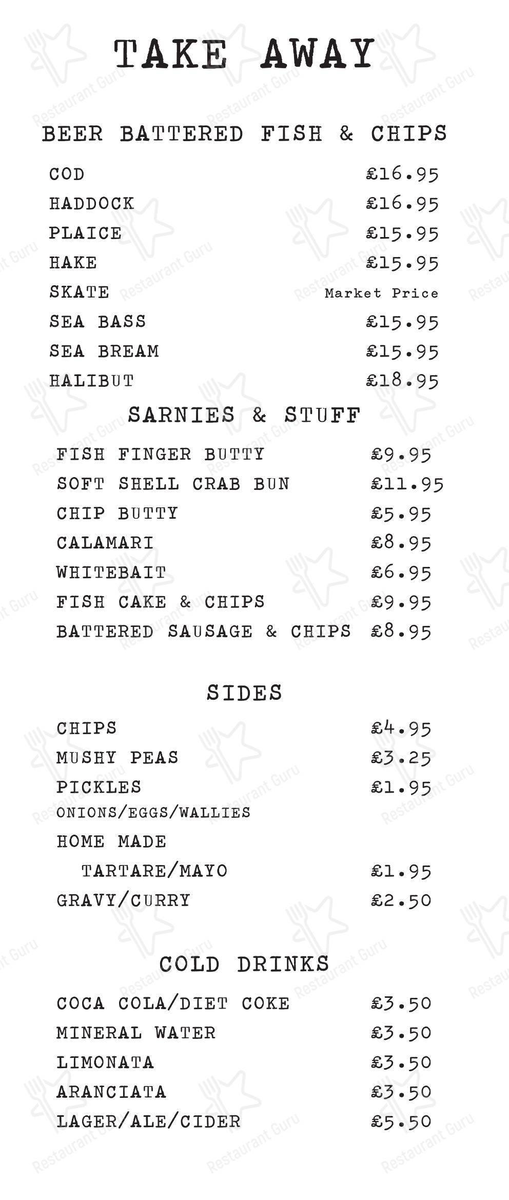 Детское ресторана Fish! Borough Market Restaurant в Лондоне