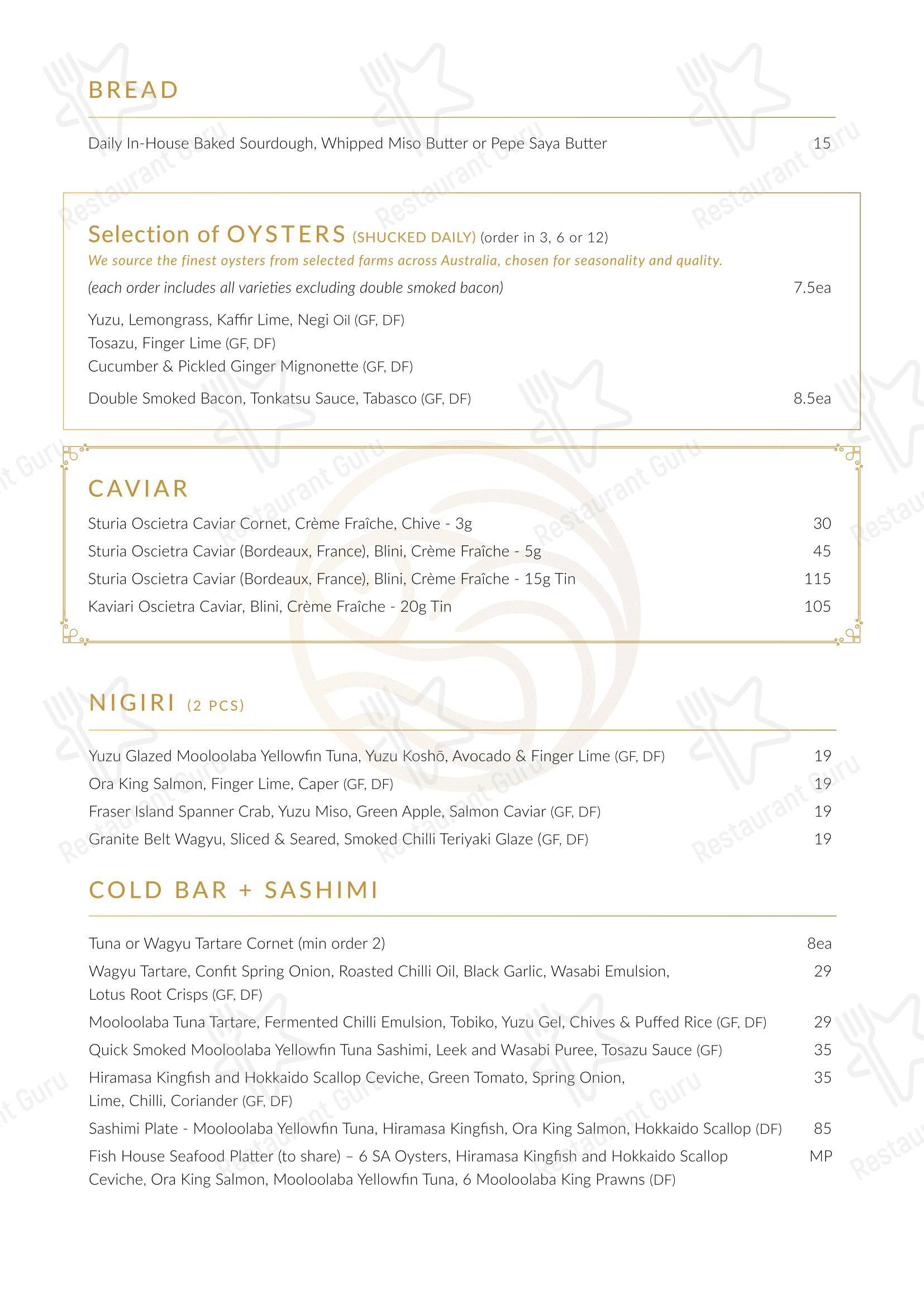 Fish House Steak & Grill в Мулулабе - Меню напитков