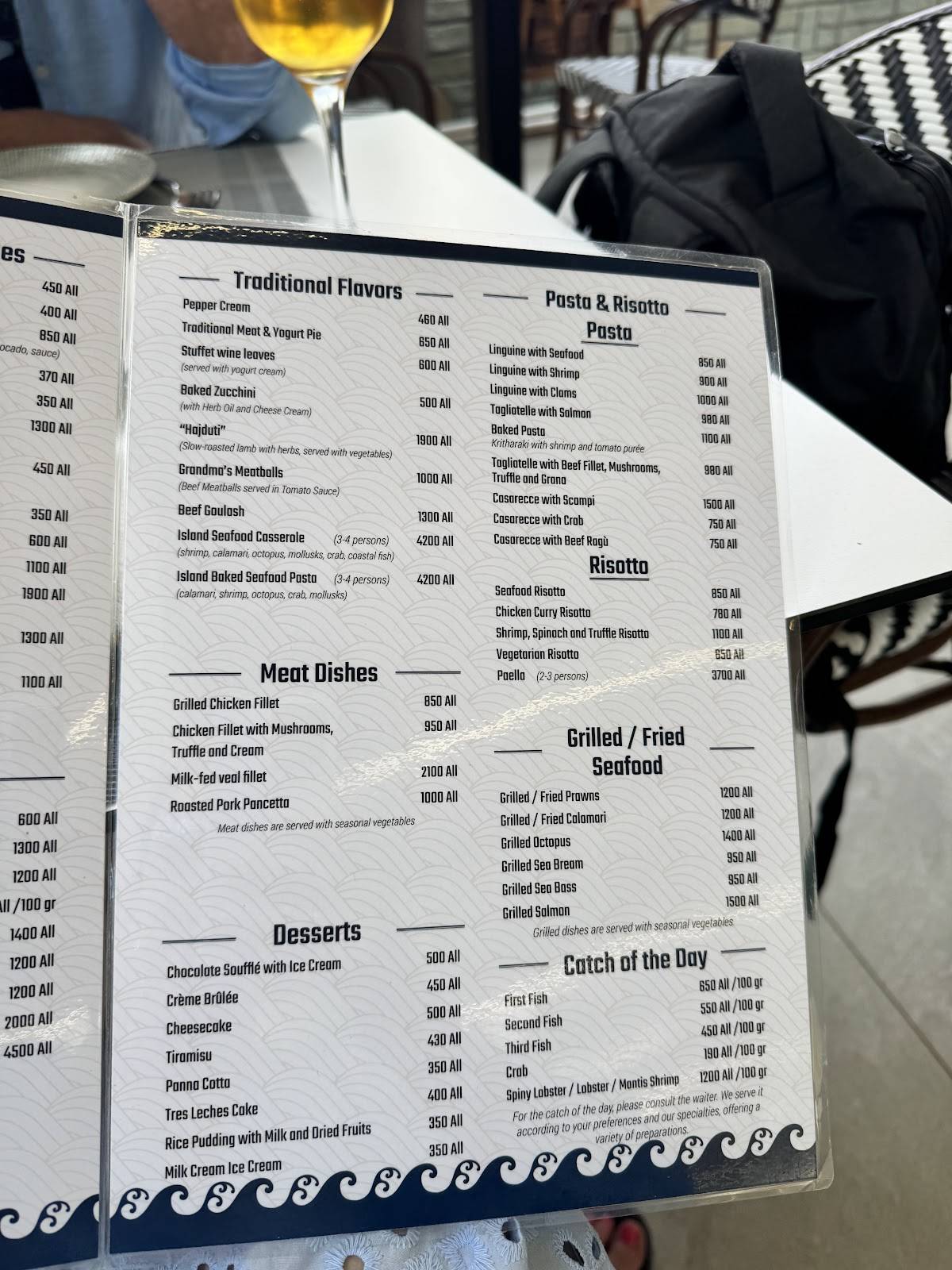 Fish Place меню