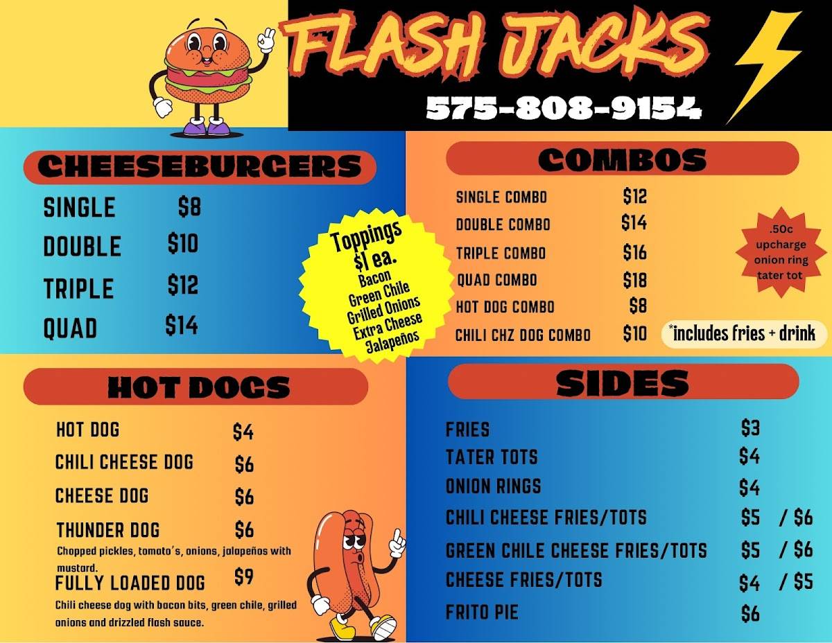 Flash Jacks меню