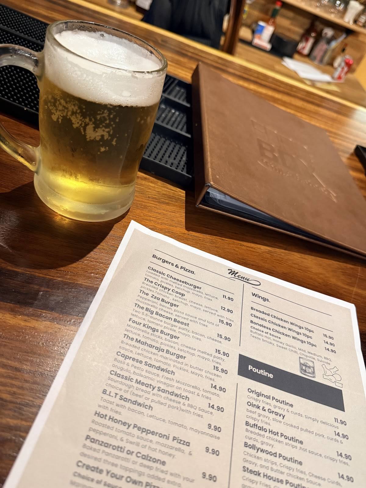 Food Box Bar & Grill меню