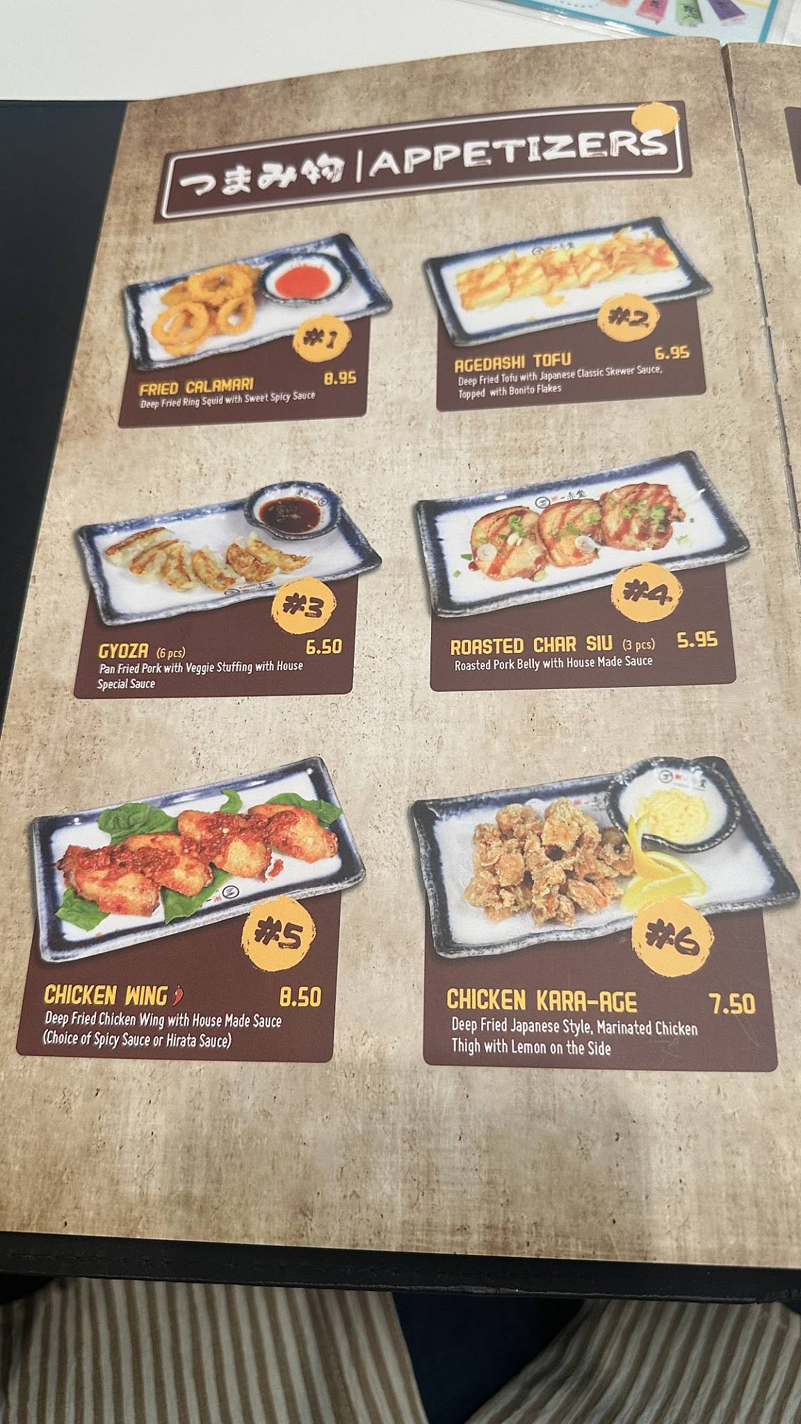 ICHIDDO RAMEN меню