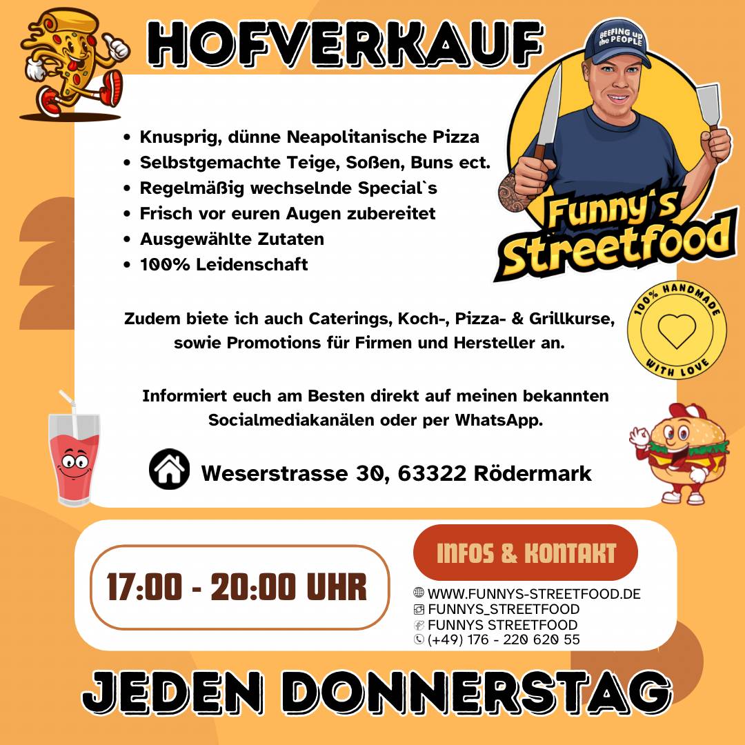 Funny‘s Streetfood меню