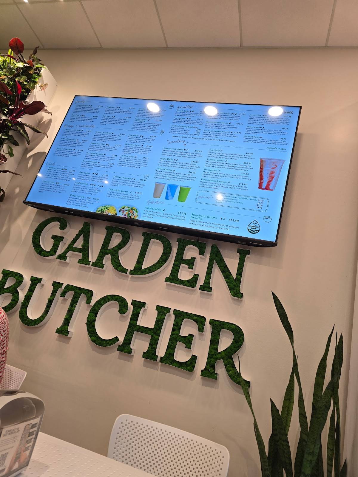 Garden Butcher меню