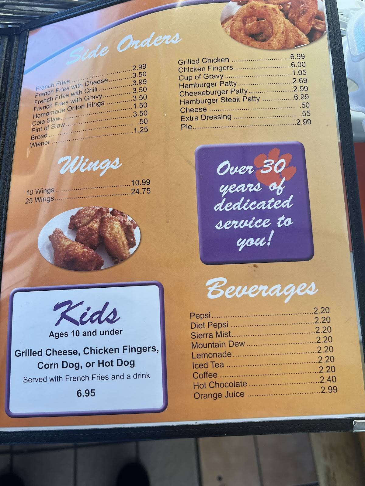 George's on Murray меню