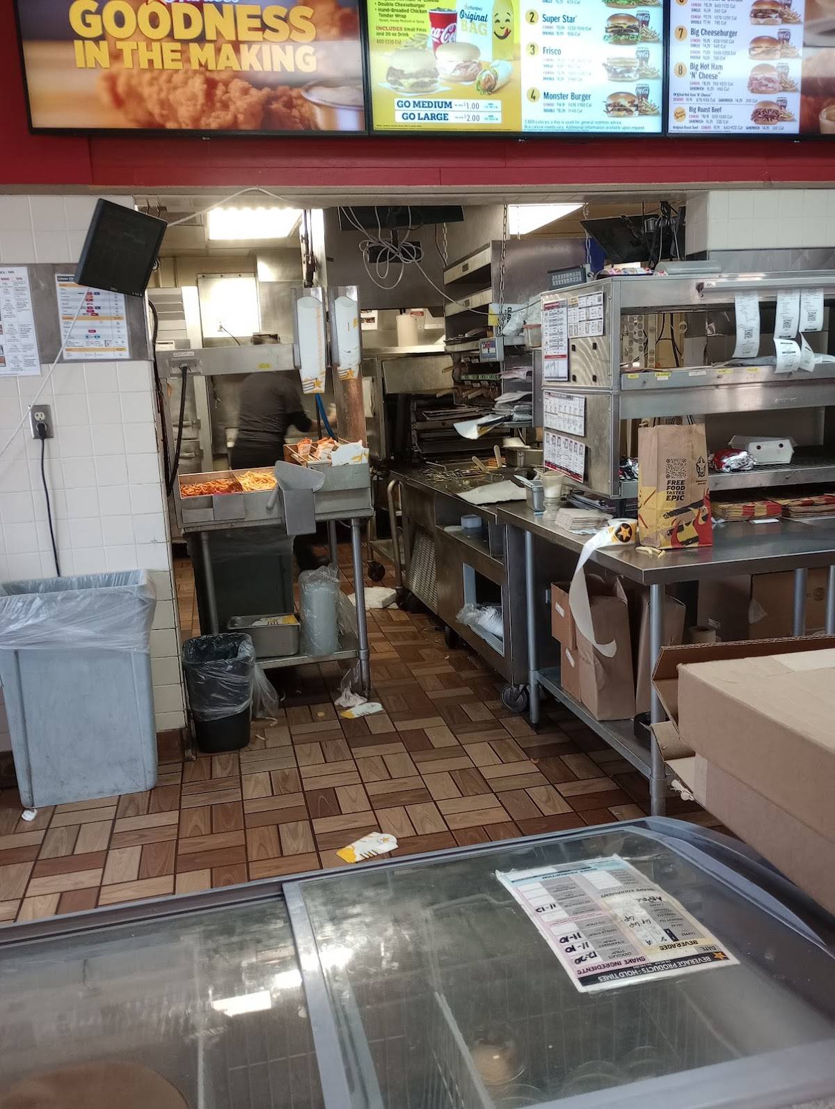 Hardee's меню