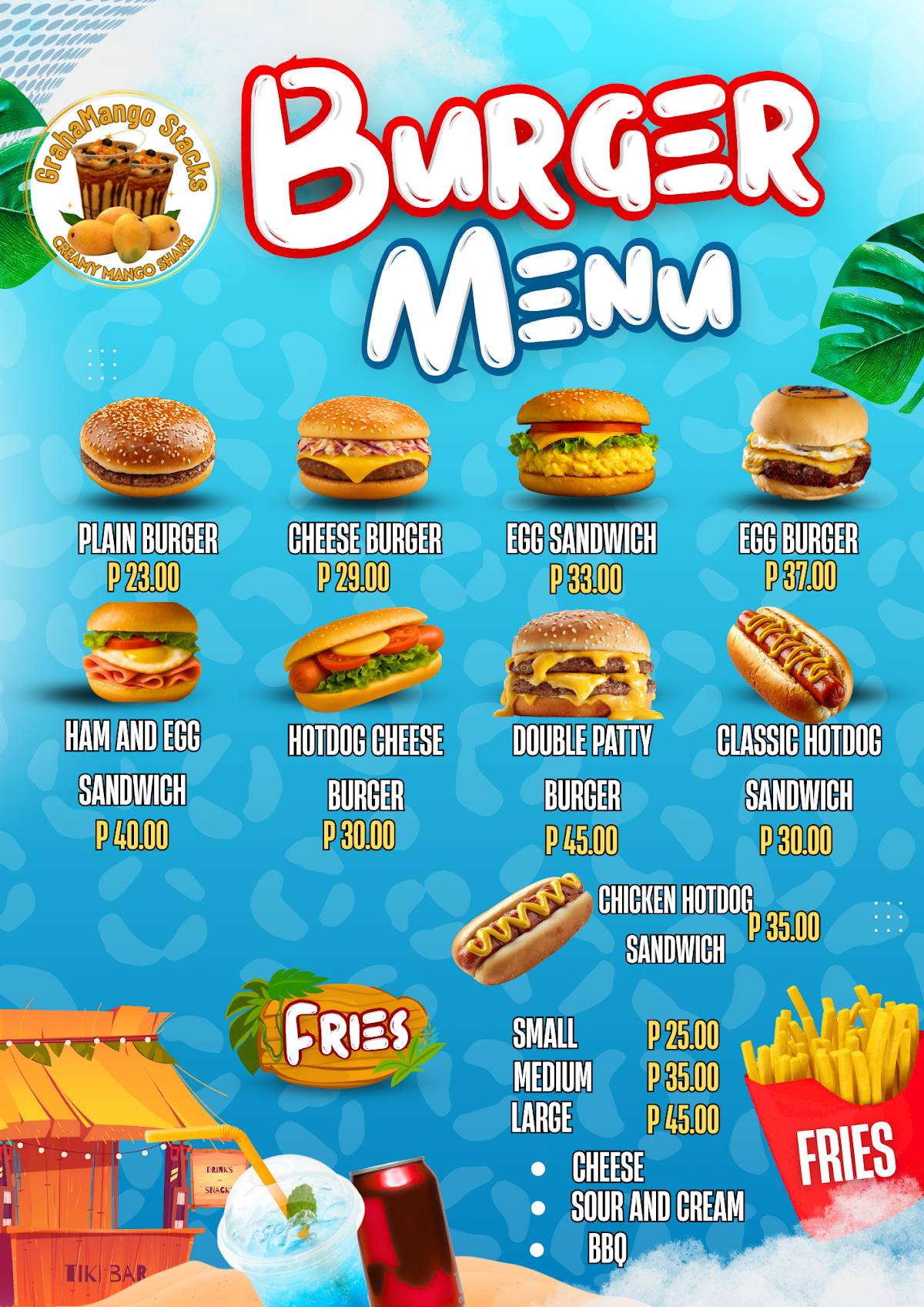 Grahamango Stacks меню