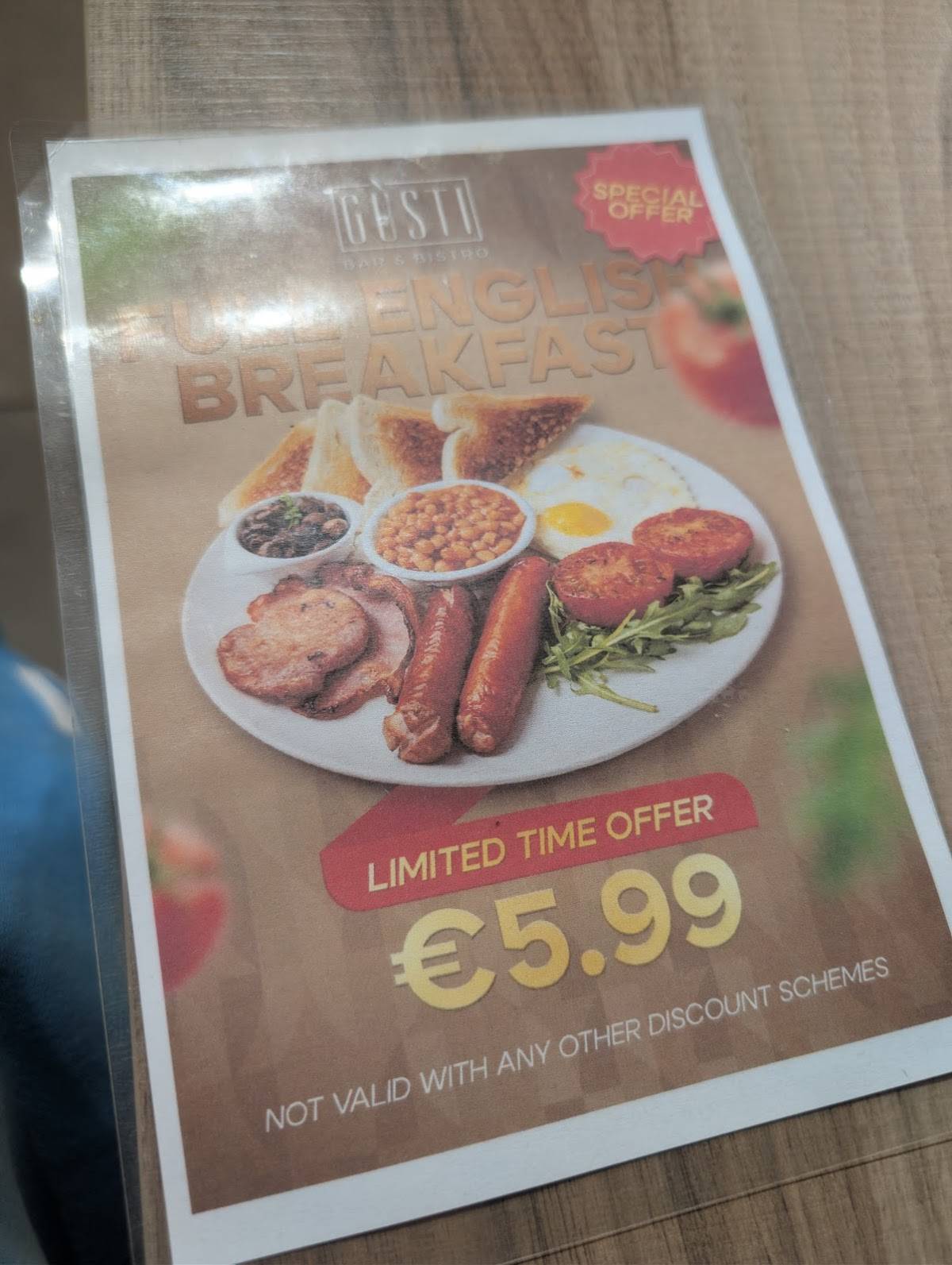 GUSTI. Cafe. Bar. Bistro. меню