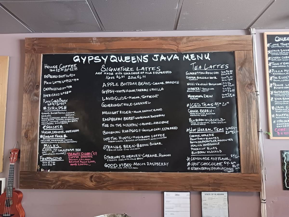 GypsyQueens Java меню