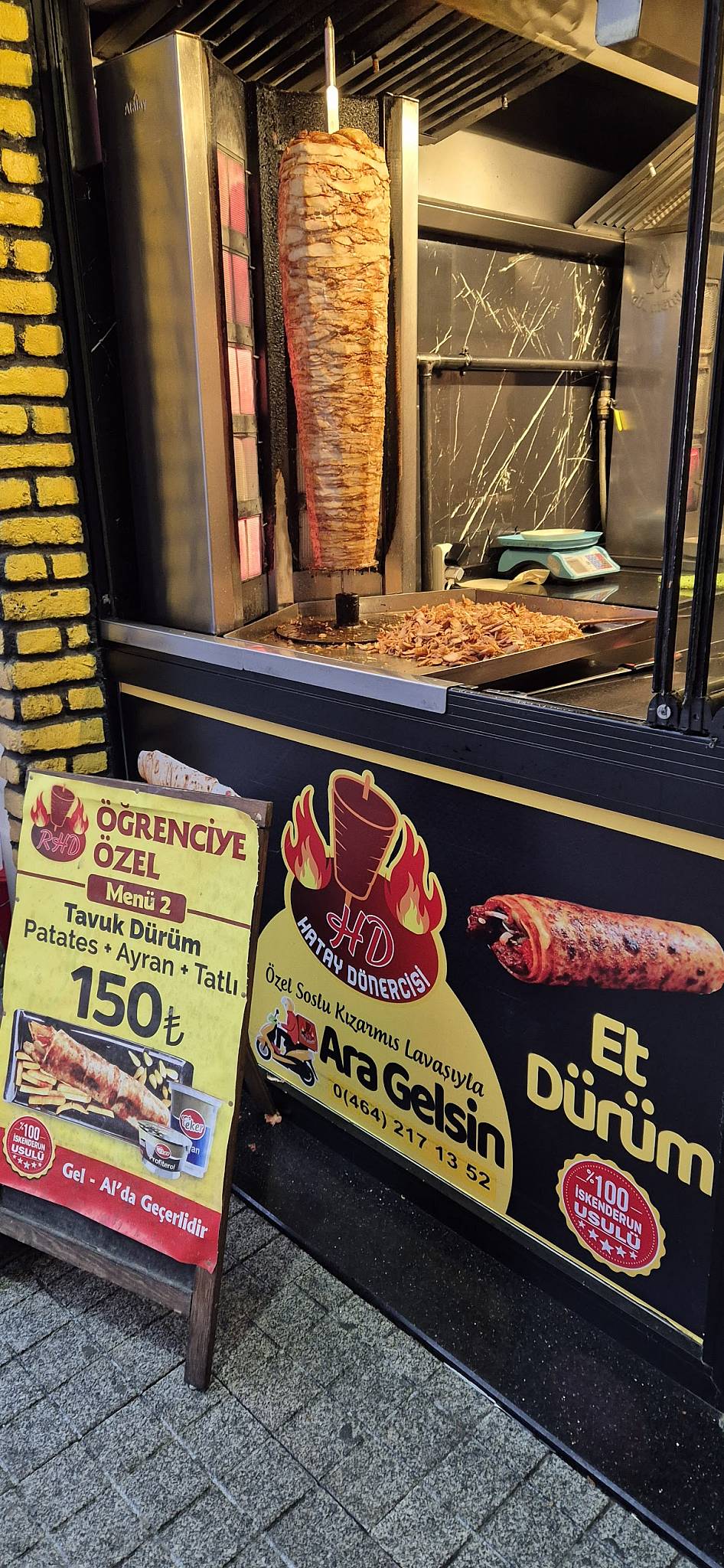 HATAY DÖNER RİZE меню