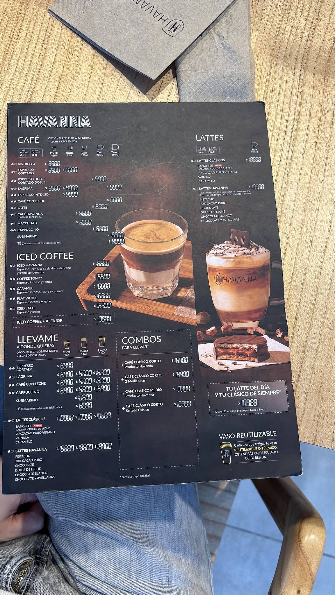 Havanna меню