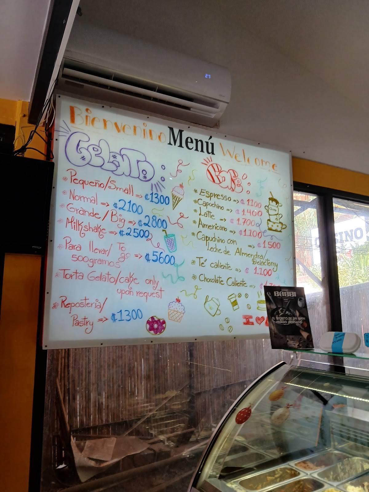 Heladeria Italiana меню