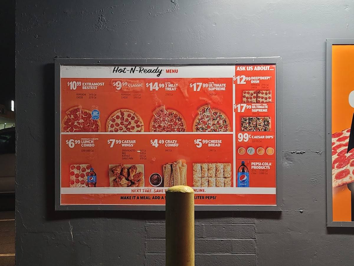 Little Caesars Pizza меню
