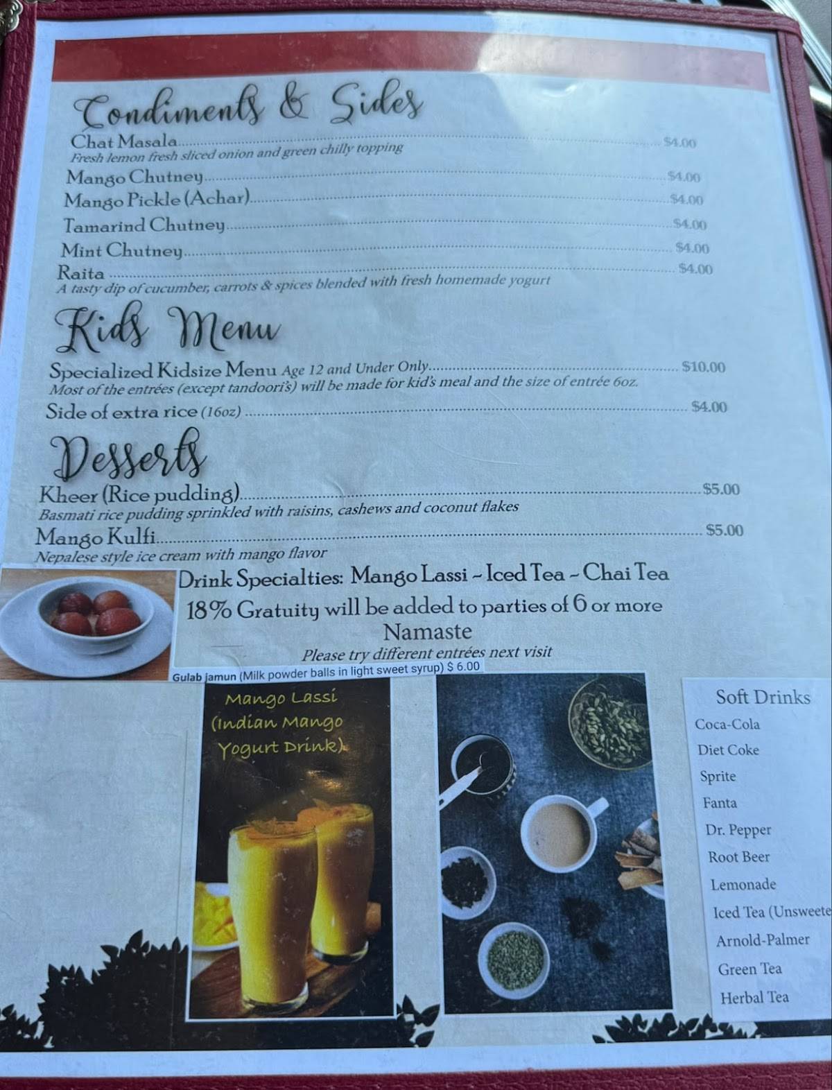 Himalayan Kitchen - Kalispell меню