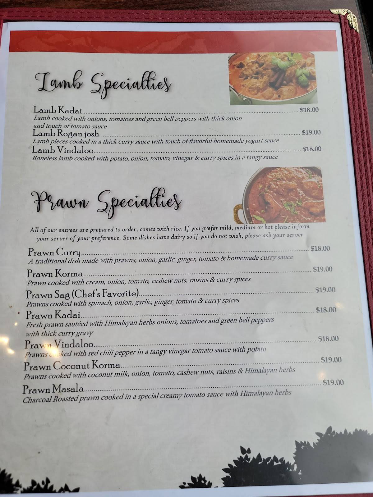 Himalayan Kitchen - Kalispell меню
