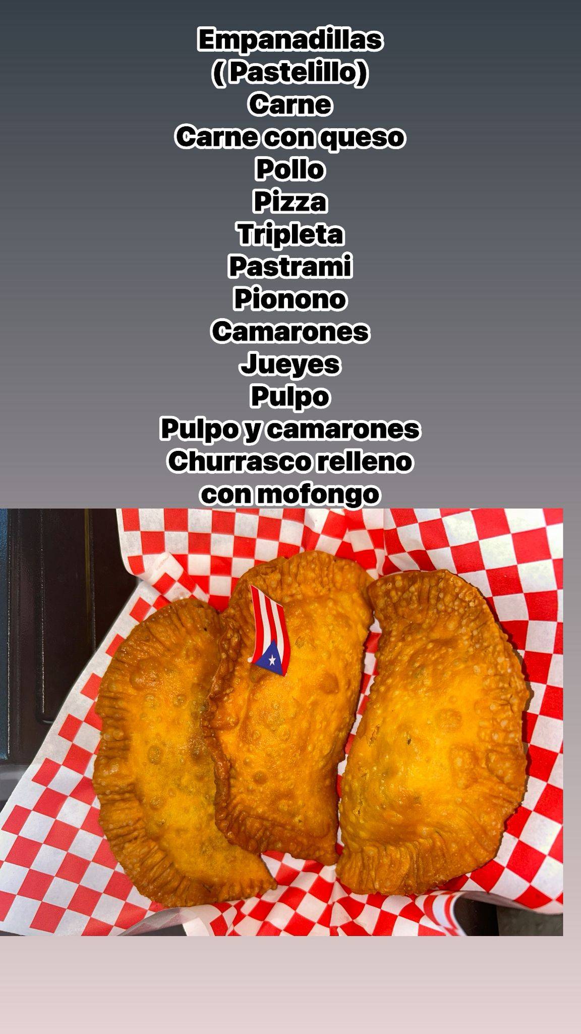 Homemade Rican Frituras меню