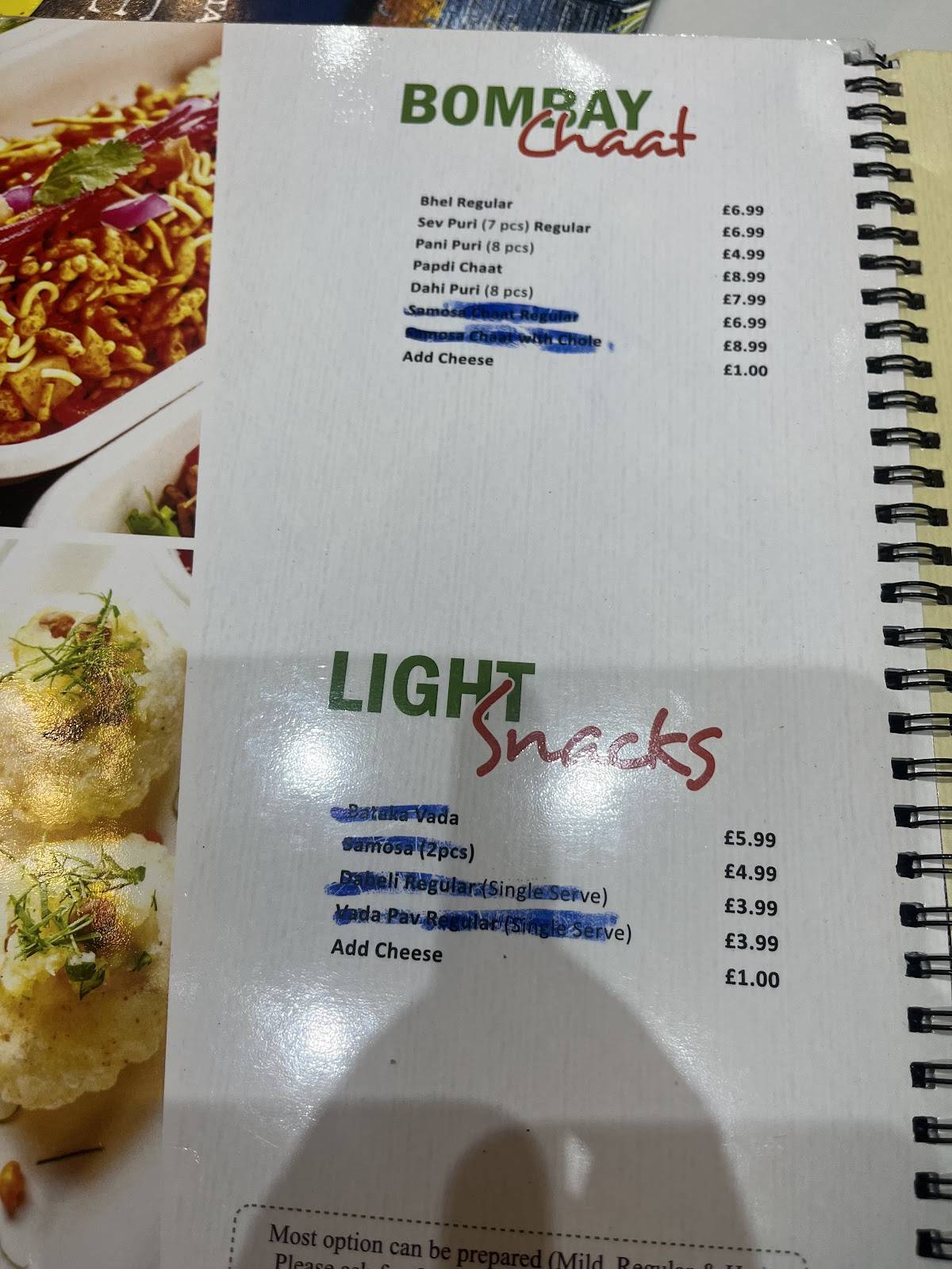 Honest Restaurant меню