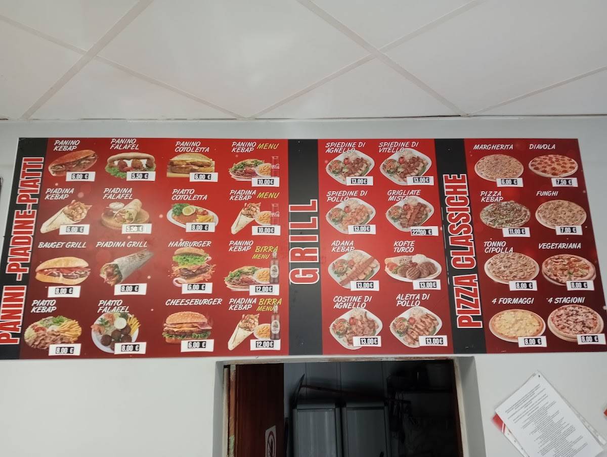 ISTANBUL KEBAB PIZZA GRILL SAN FRUTTUOSO меню