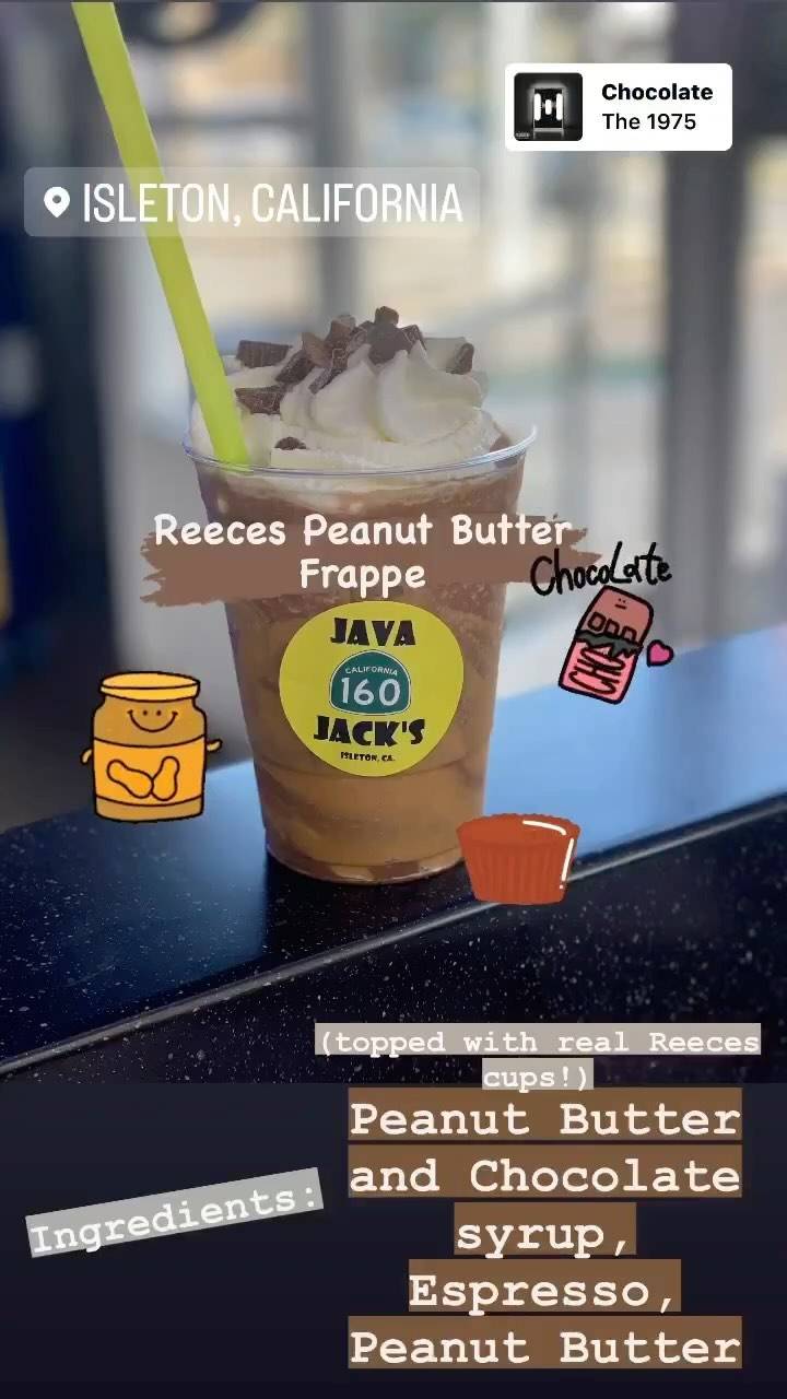 Java Jack's 160 меню