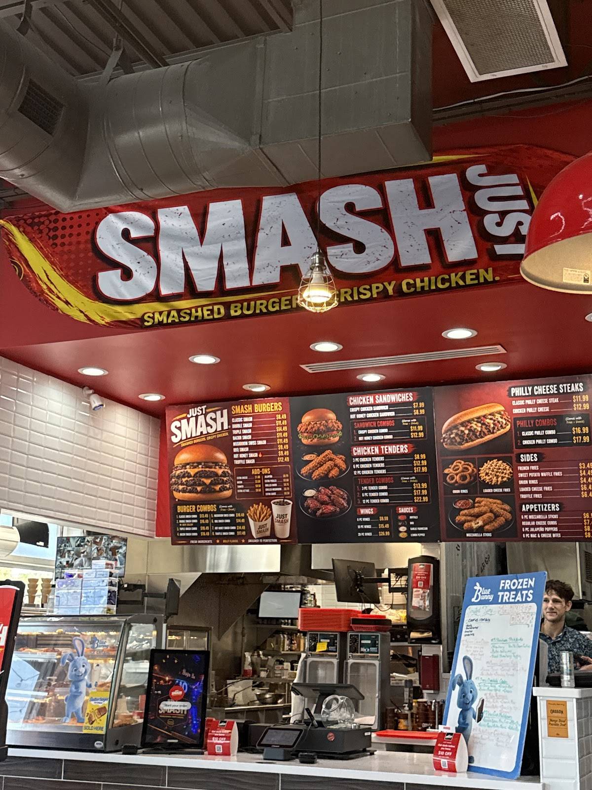 JUST SMASH меню