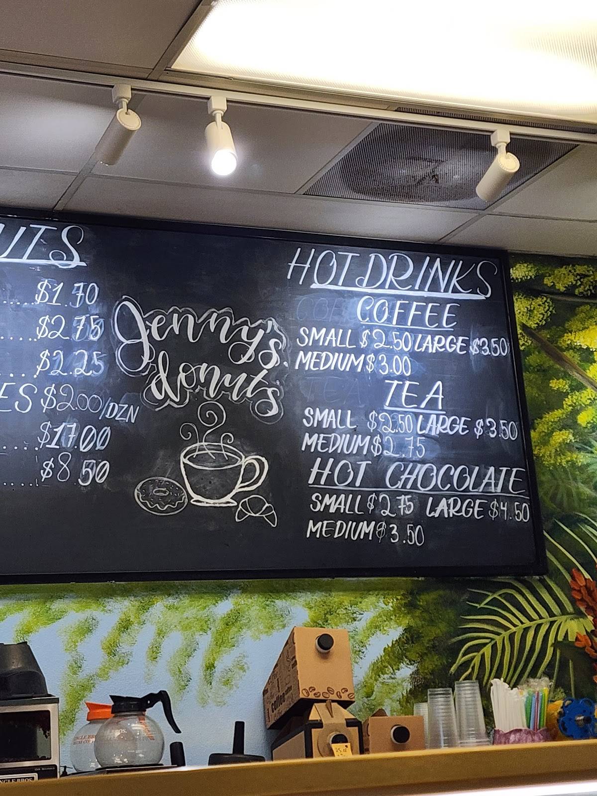 Jenny's Donuts меню