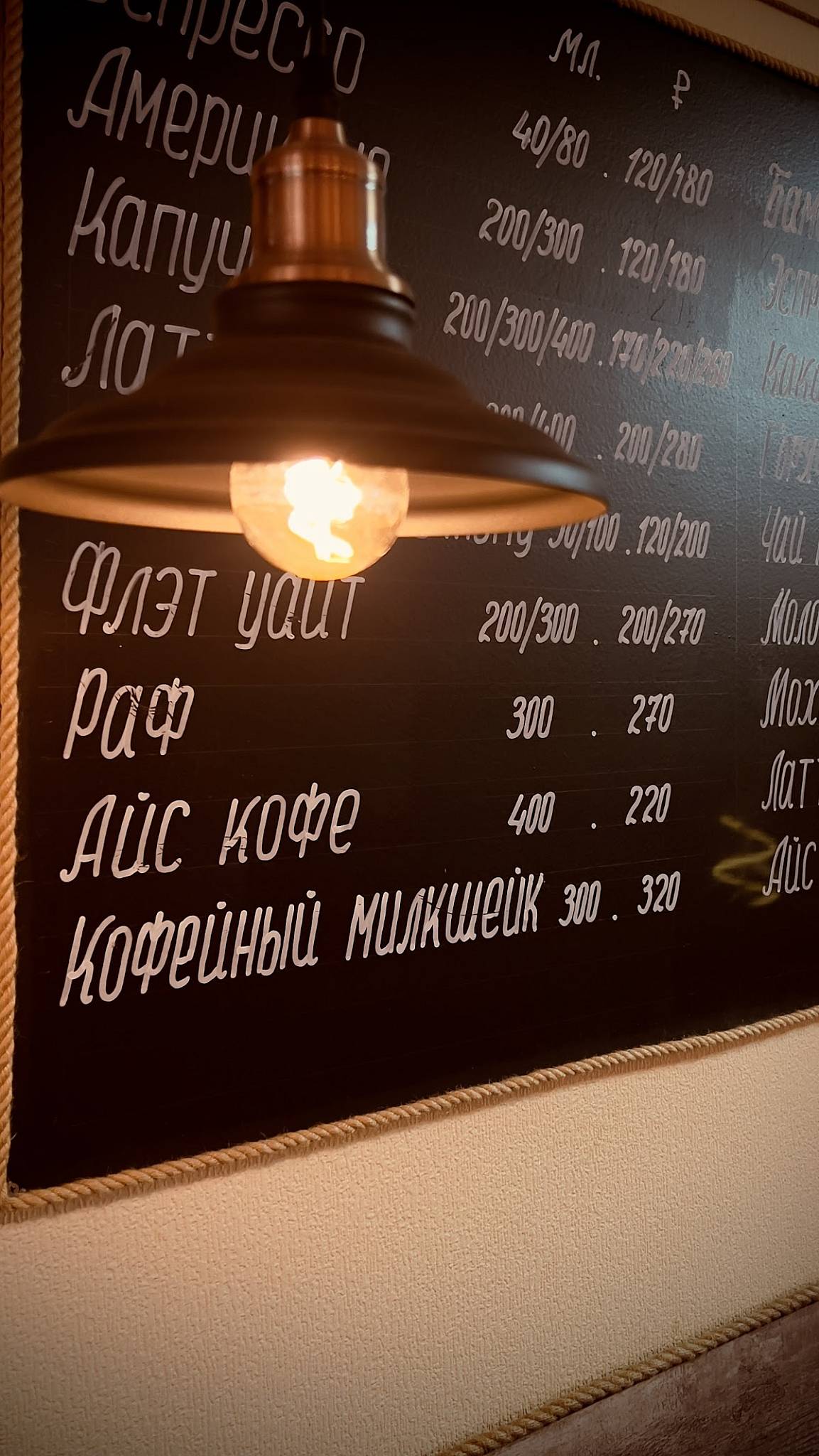 Кафе 13 меню
