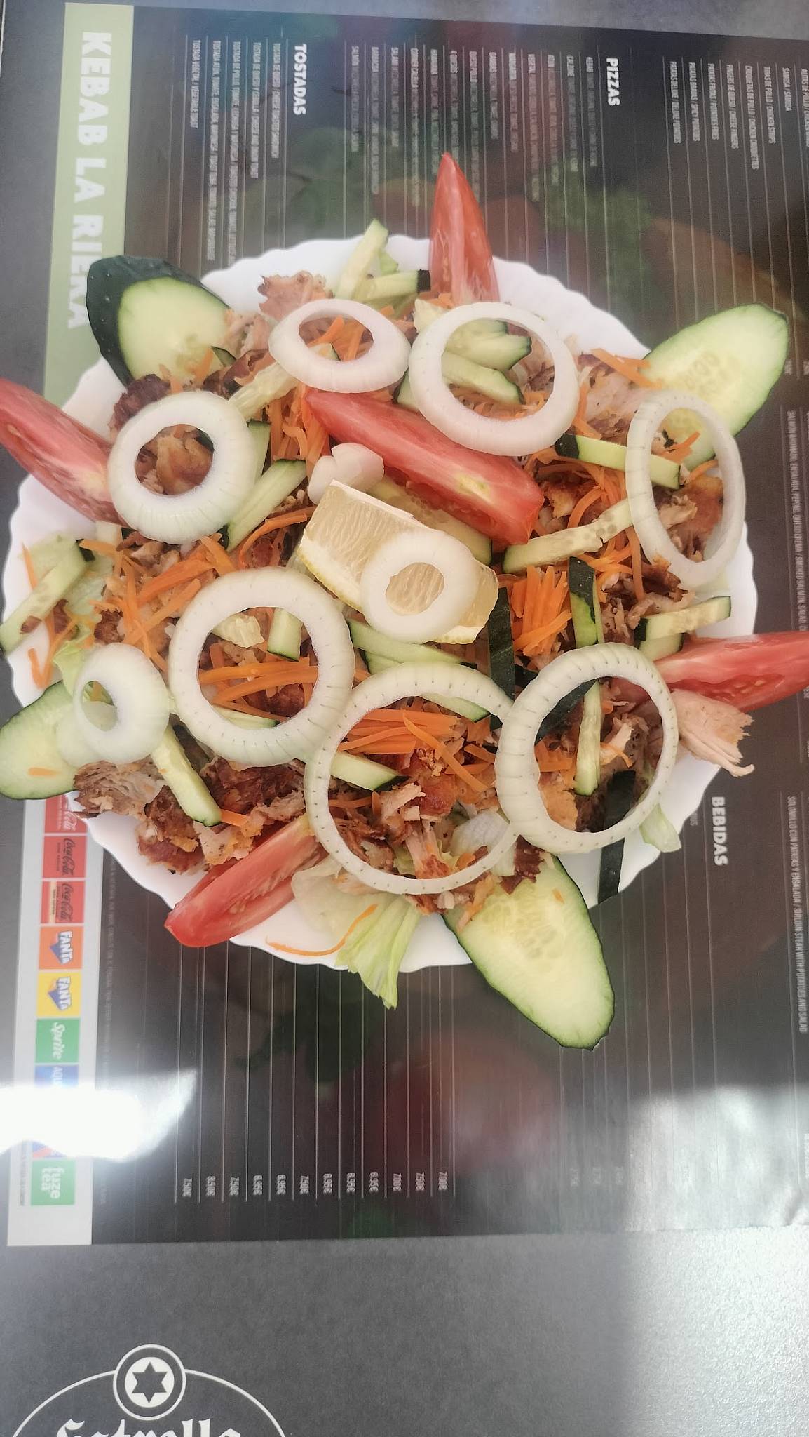 KEBAB LA RIERA меню