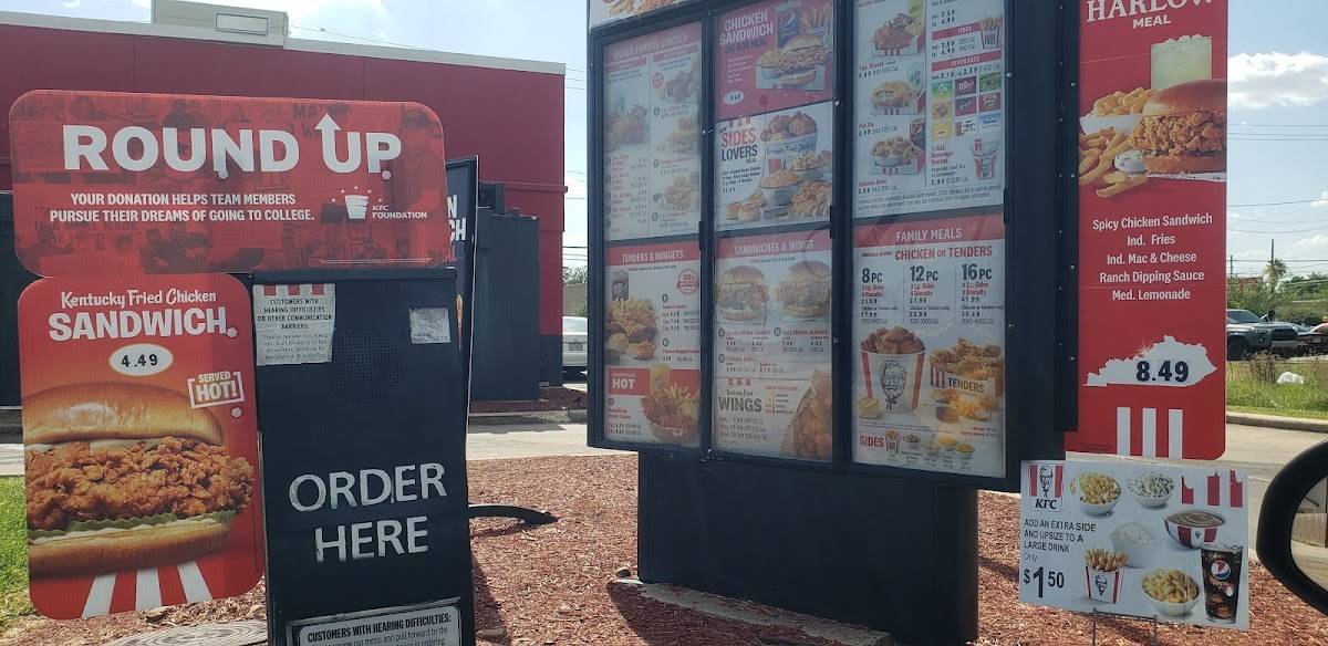 KFC меню