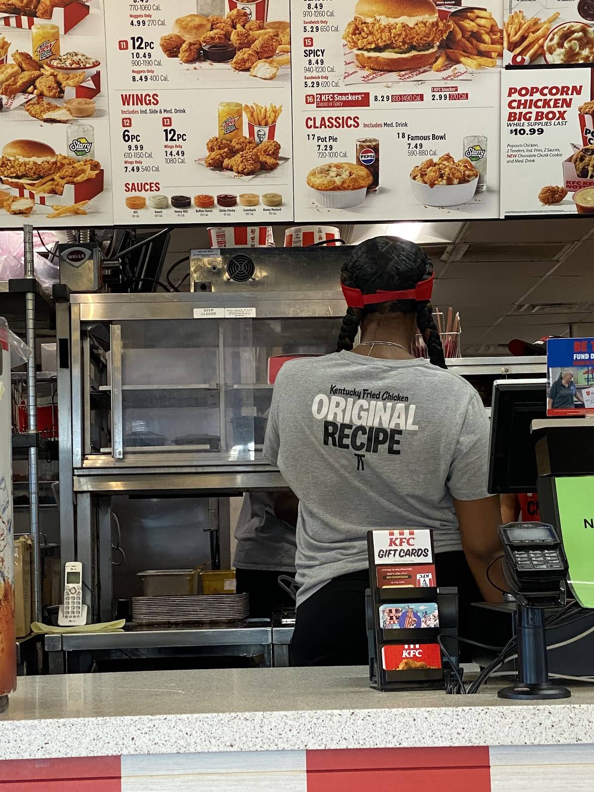 KFC меню