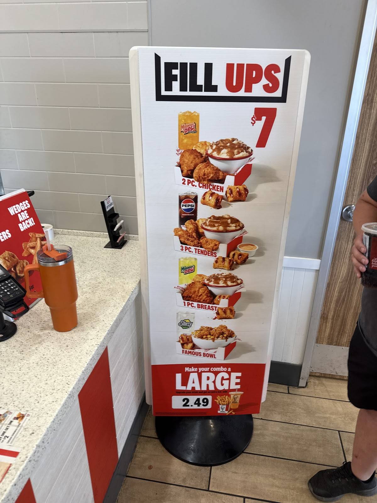 KFC меню