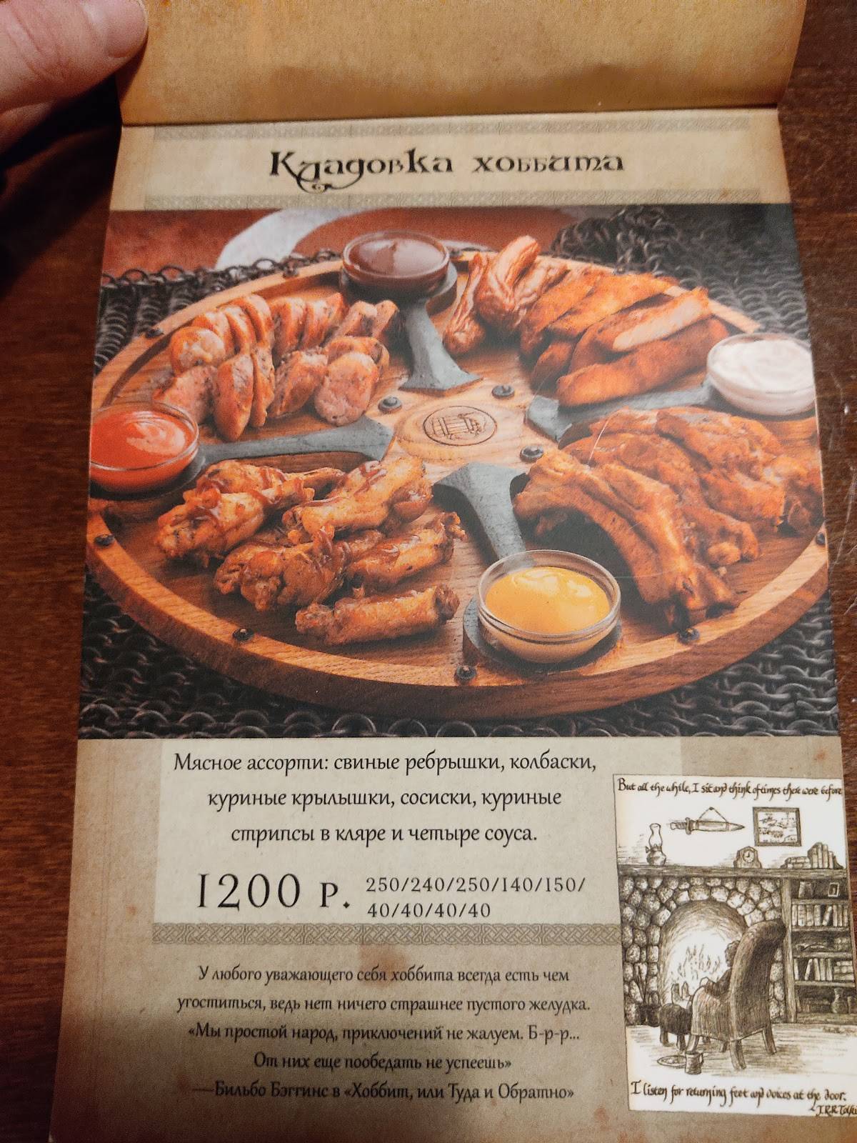 Кузня меню